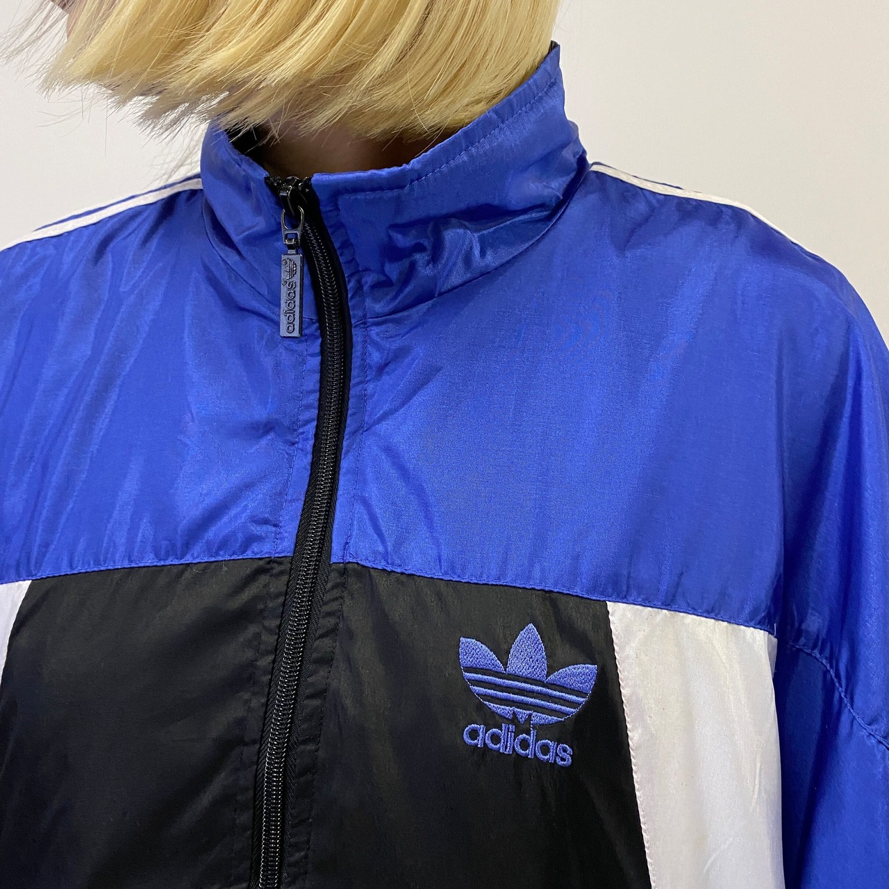 80〜90年代 80s 90s 銀タグ adidas アディダス ナイロンジャケット 