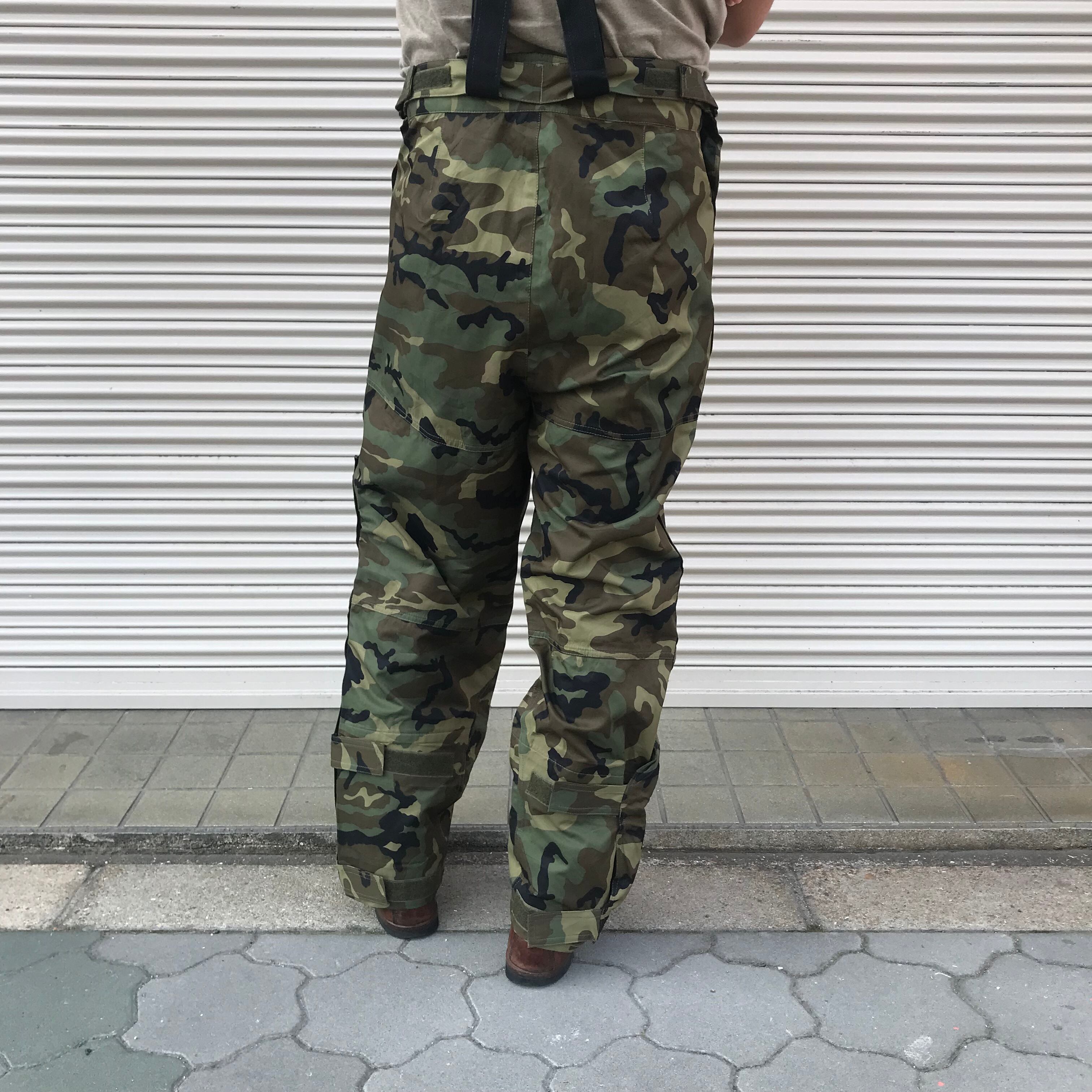 90s 美品 スペイン軍 実物 Spanish Army オーバーパンツ カモ 