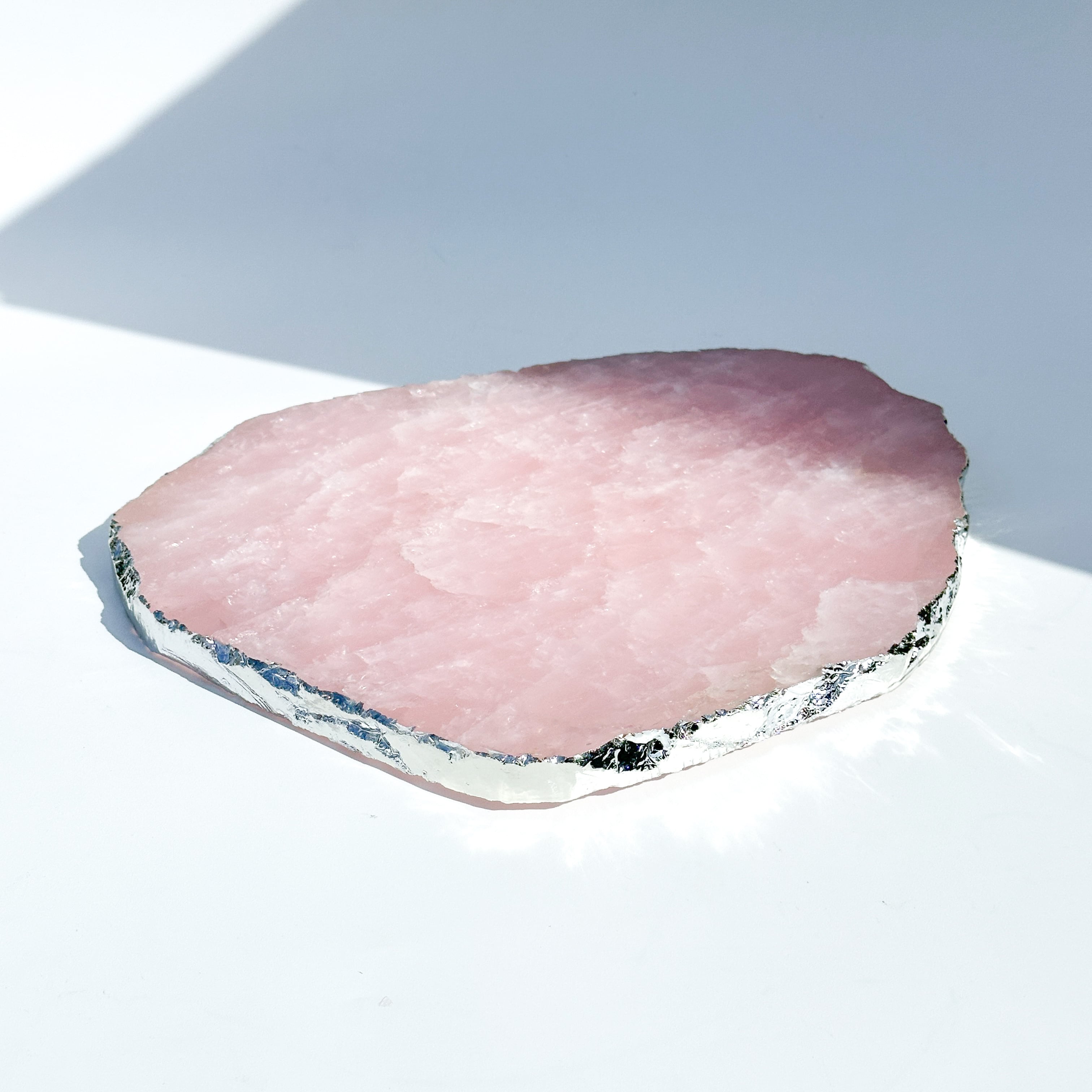 ローズクォーツ プレート42◇ Rose Quartz ◇天然石・鉱物