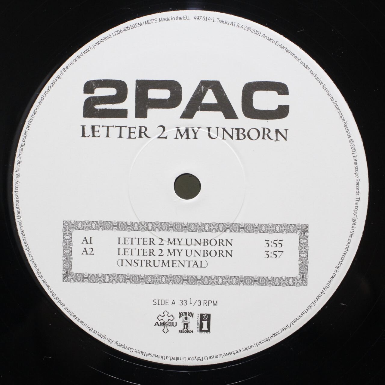 2Pac / Letter 2 My Unborn [497 614-1] - 画像3