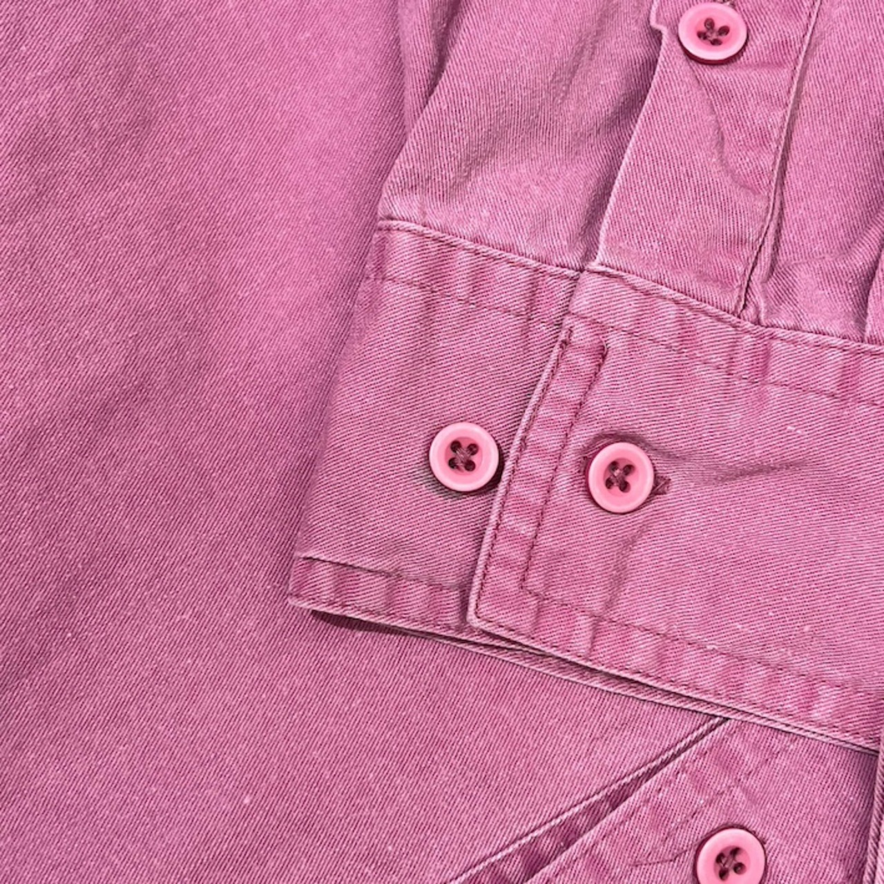 Wrangler ラングラー インディアン風デザイン 長袖 ウエスタン風シャツ L/パープル ピンク 系 メンズ ビンテージ