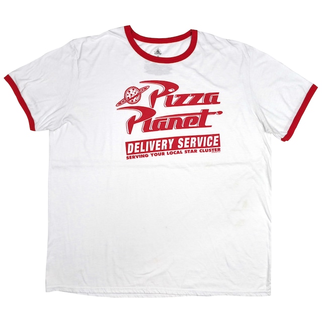 USED【3XL】Toy Story Pizza Planet Ringer Tee / ©DISNEY PIXAR