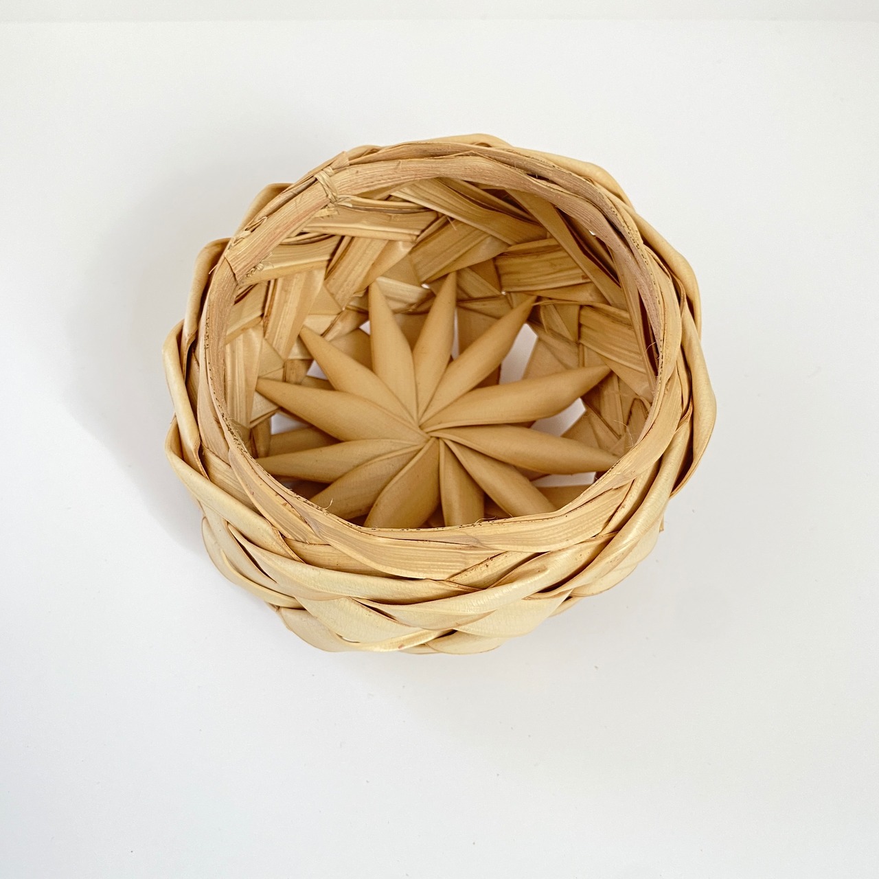 ババス椰子 籠 深型 SS