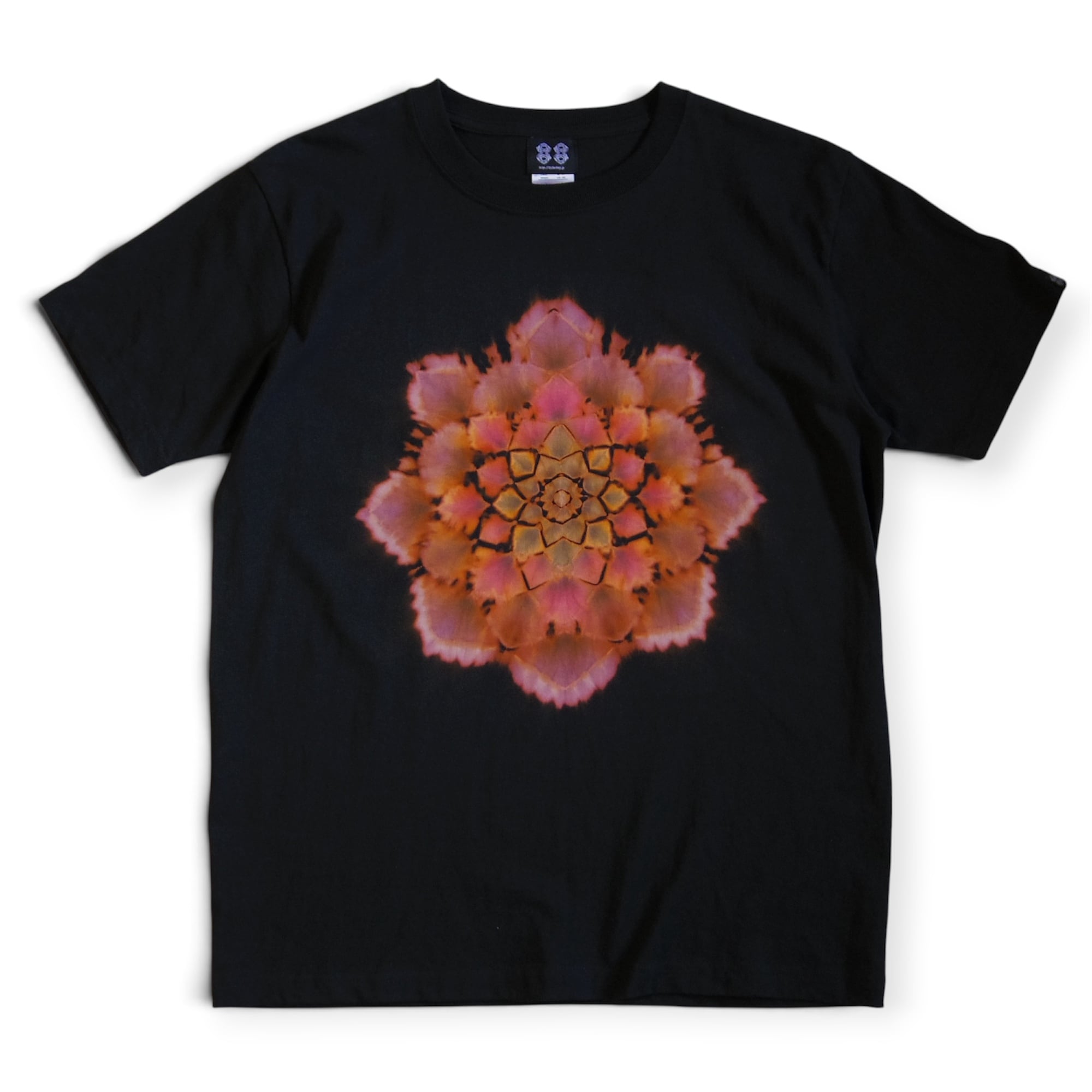 “曼荼羅染め×抜染” -nukizome- TIE DYE T-SHIRT 《L》