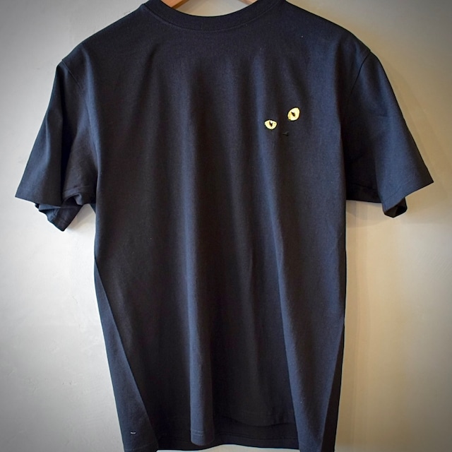 黒ねこTシャツ（イエロー）