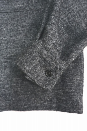 Wool Linen Tweed Shirt Jacket