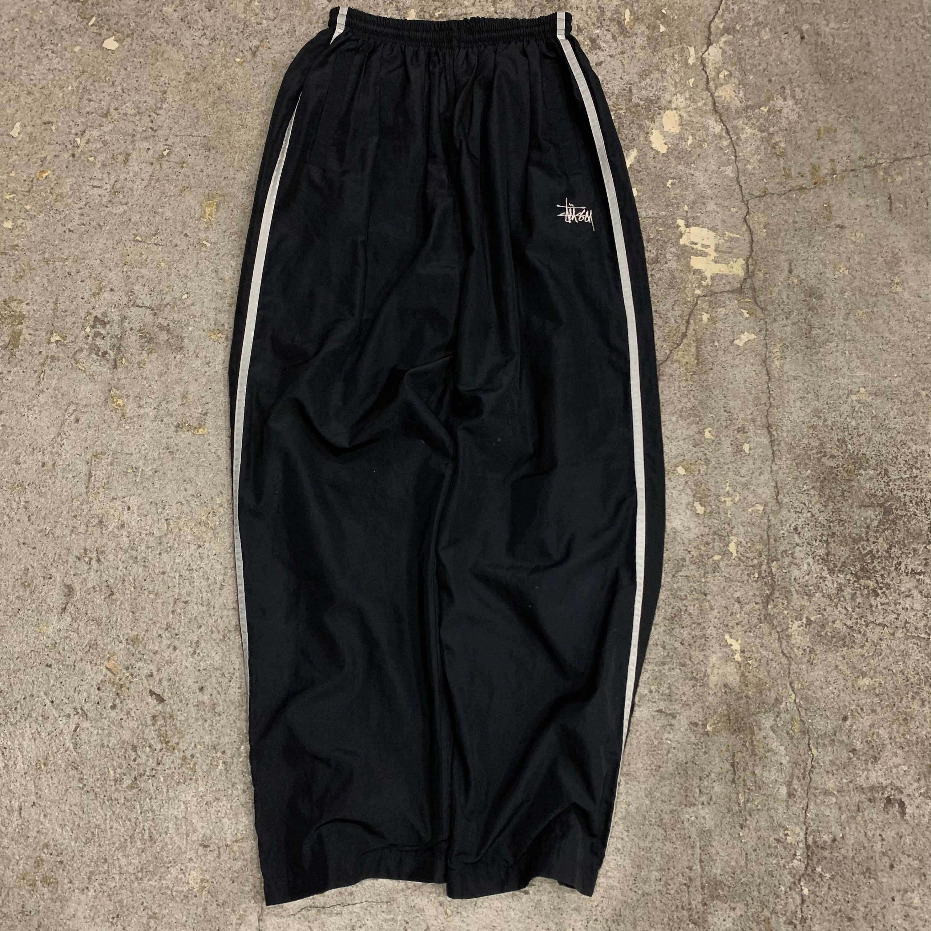 90s old STUSSY sport nylon pants | What