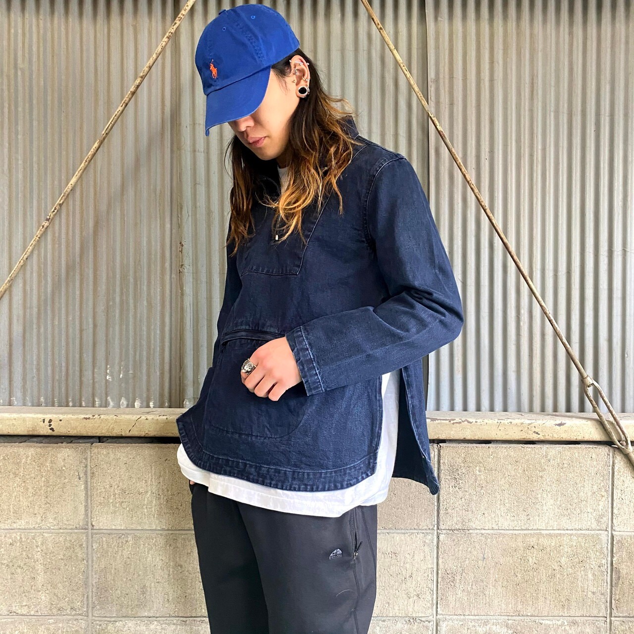 Etam フィッシャーマンスモック ユーロワークジャケット サイドジップ 