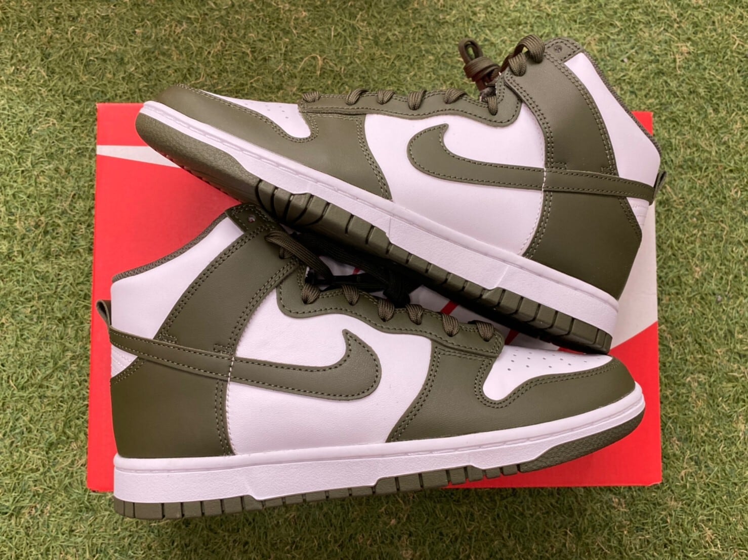 NIKE DUNK HIGH RETRO CHAMPIONSHIP KHAKI DD1399-107 26cm 96322 