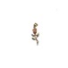 【14K-1-31】14K real gold Real Rose charm