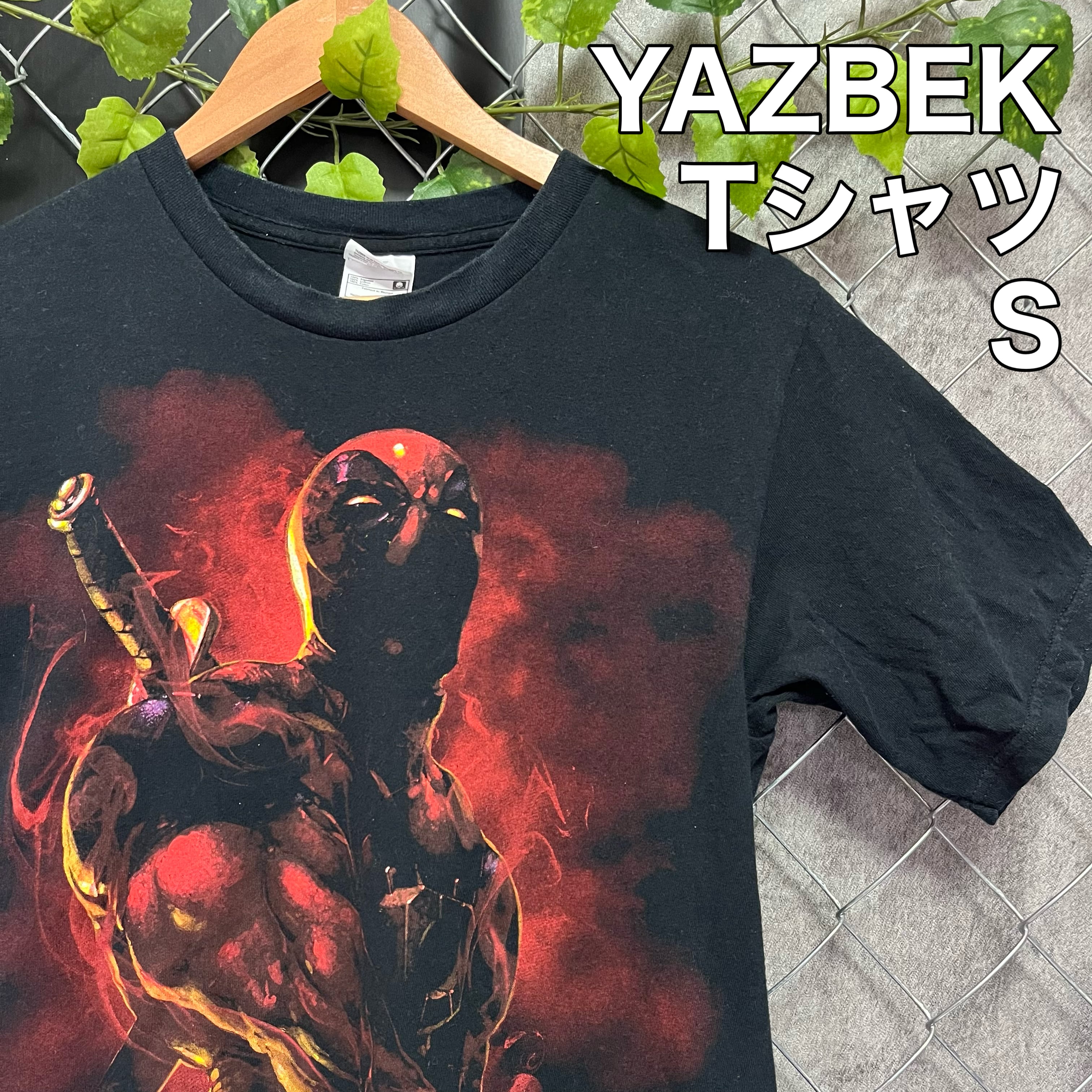 キス×マーヴェル デッドプールヴィンテージ半袖Tシャツ MARVEL