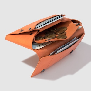 コンパクト設計の長財布 LONG WALLET / FABRIK TURQUOISE