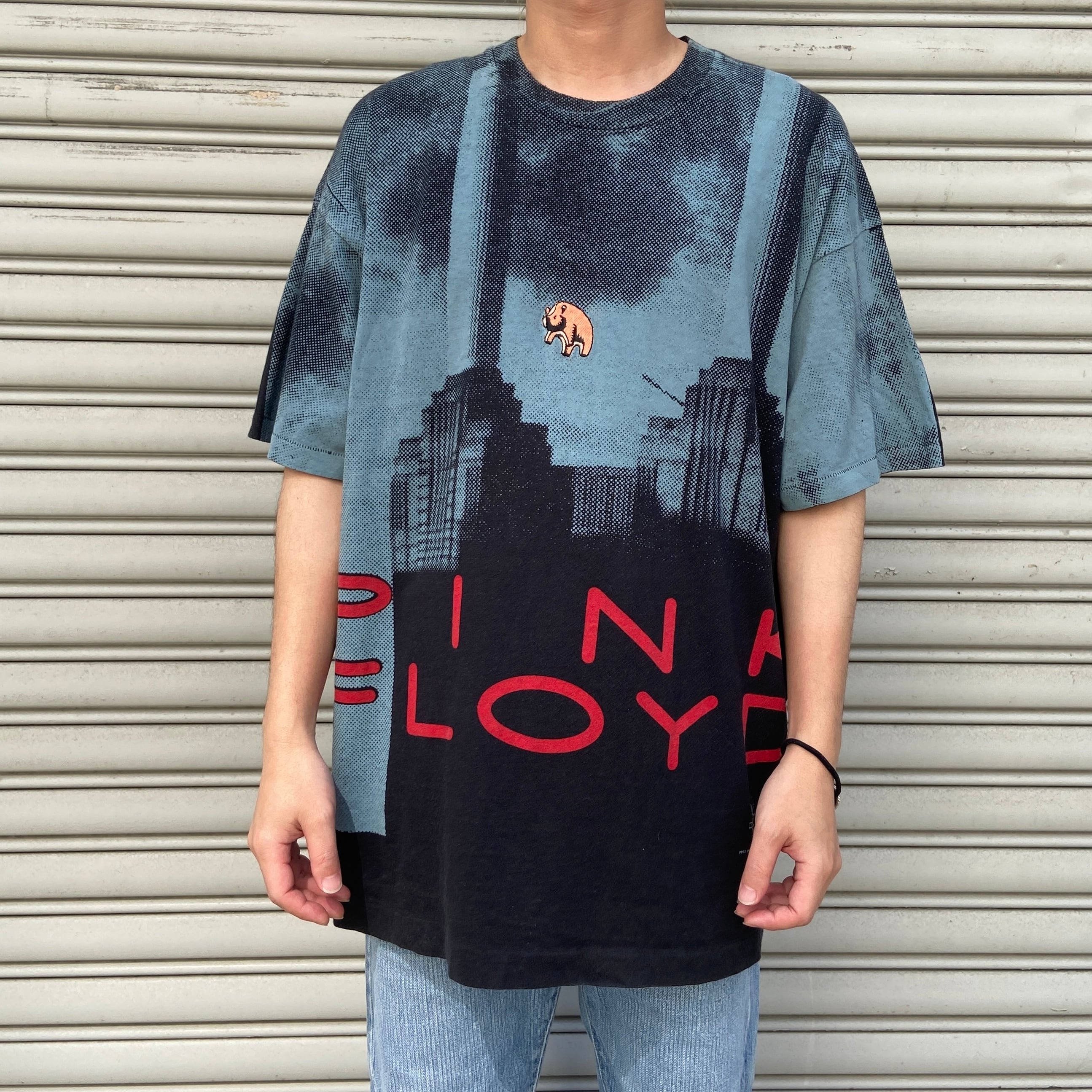 希少 90s USA製 ピンクフロイド バンドTシャツ バンT 黒 XL | 古着屋 Uan
