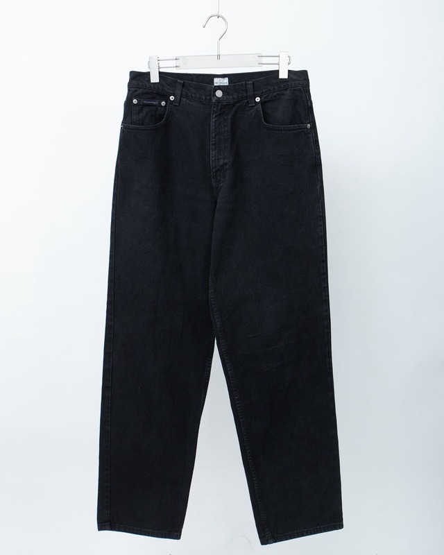 "Calvin Klein Jeans" wide silhouette black denim trousers