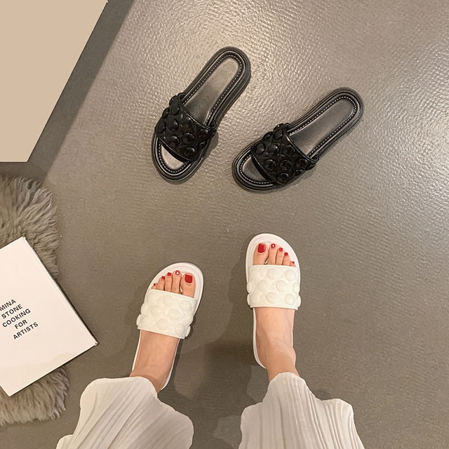 ミュールサマーレッドスタイル 靴 シューズ 夏物 フェイクシューズ37718379599