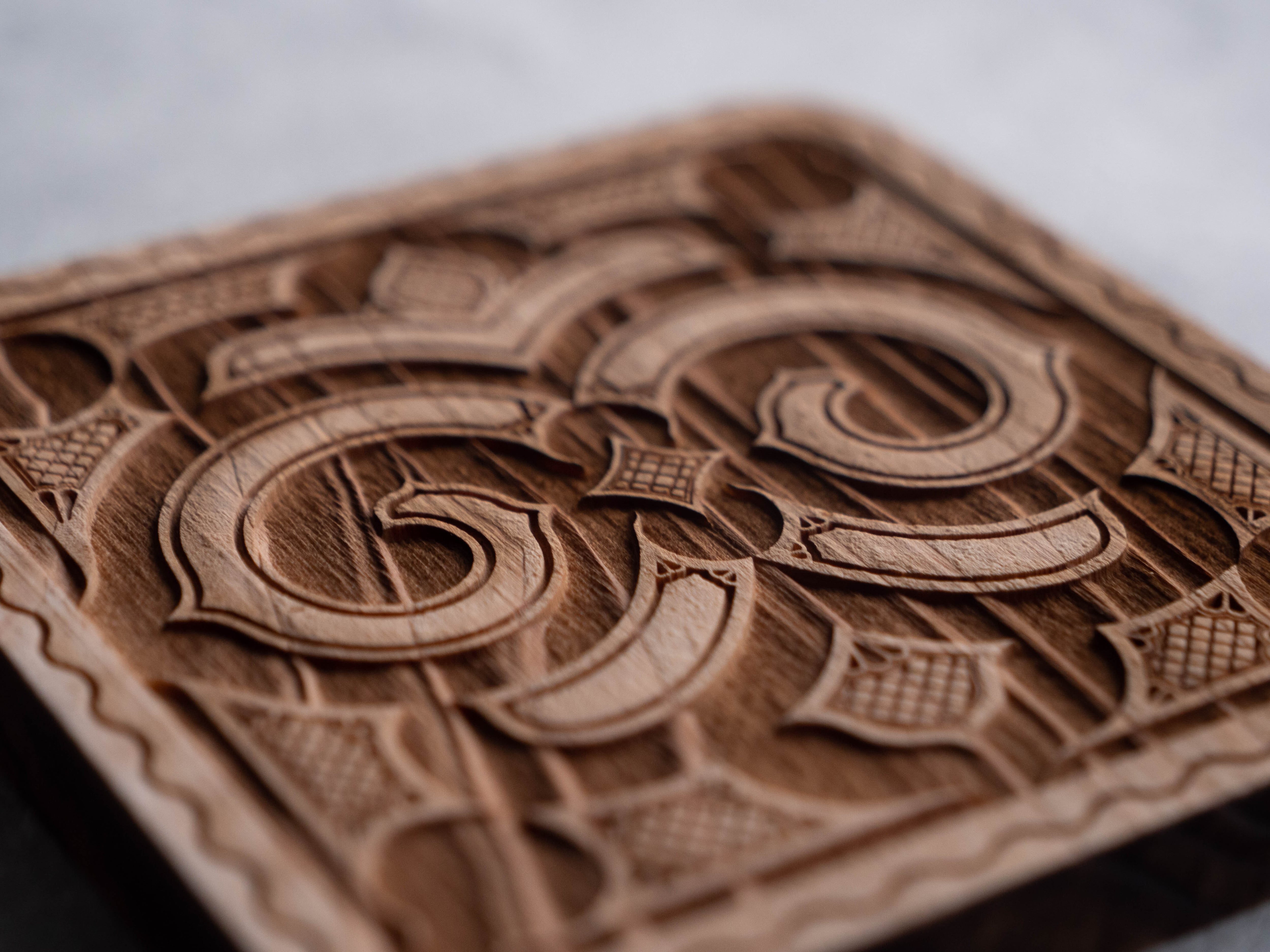 アイヌ文様レーザーコースター | katak 〜アイヌの伝統、技、味を