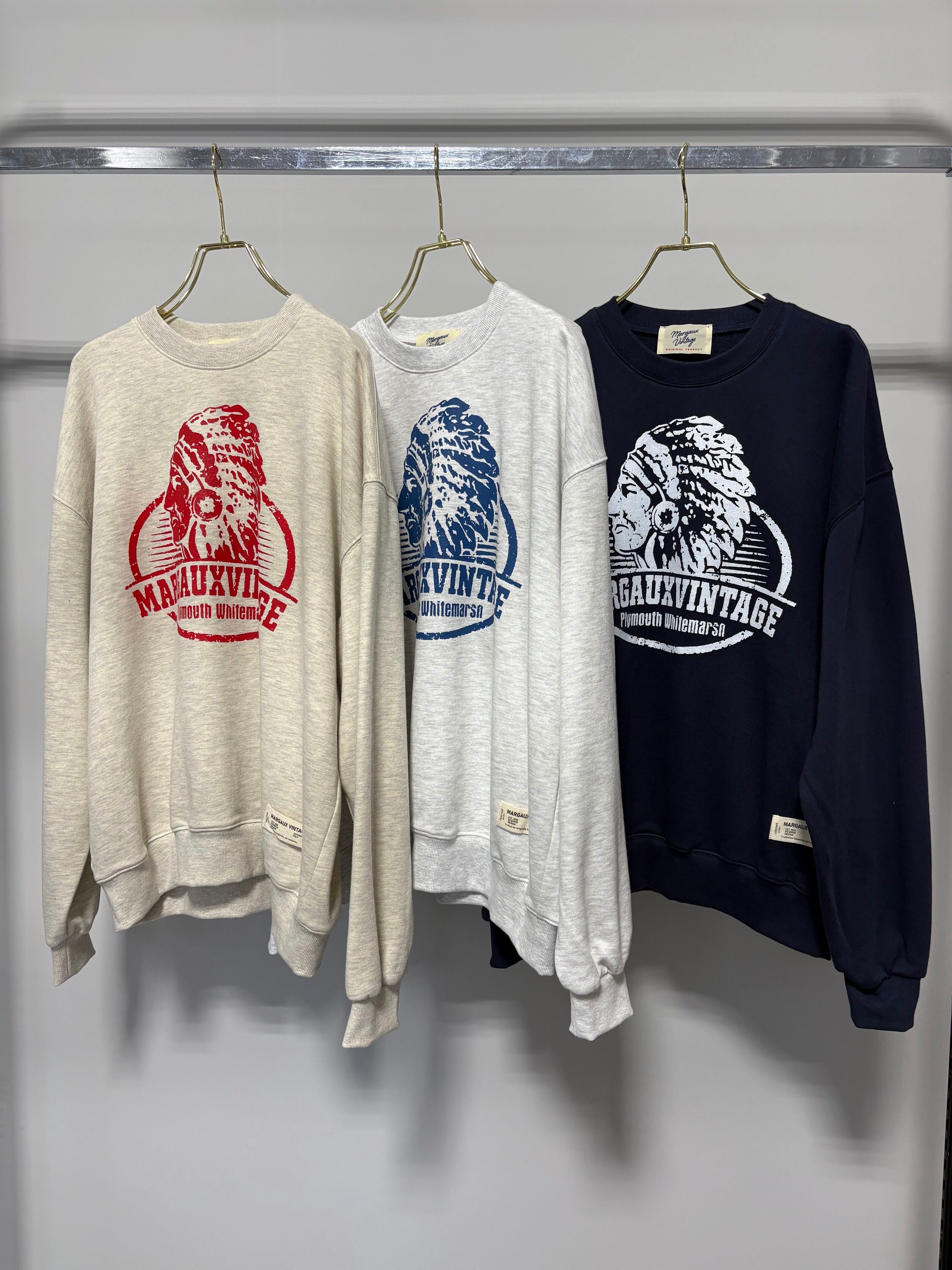 【9/上旬〜下旬入荷次第お届けのご予約】 MARGAUX VINTAGE/マルゴーヴィンテージ ロゴスウェット