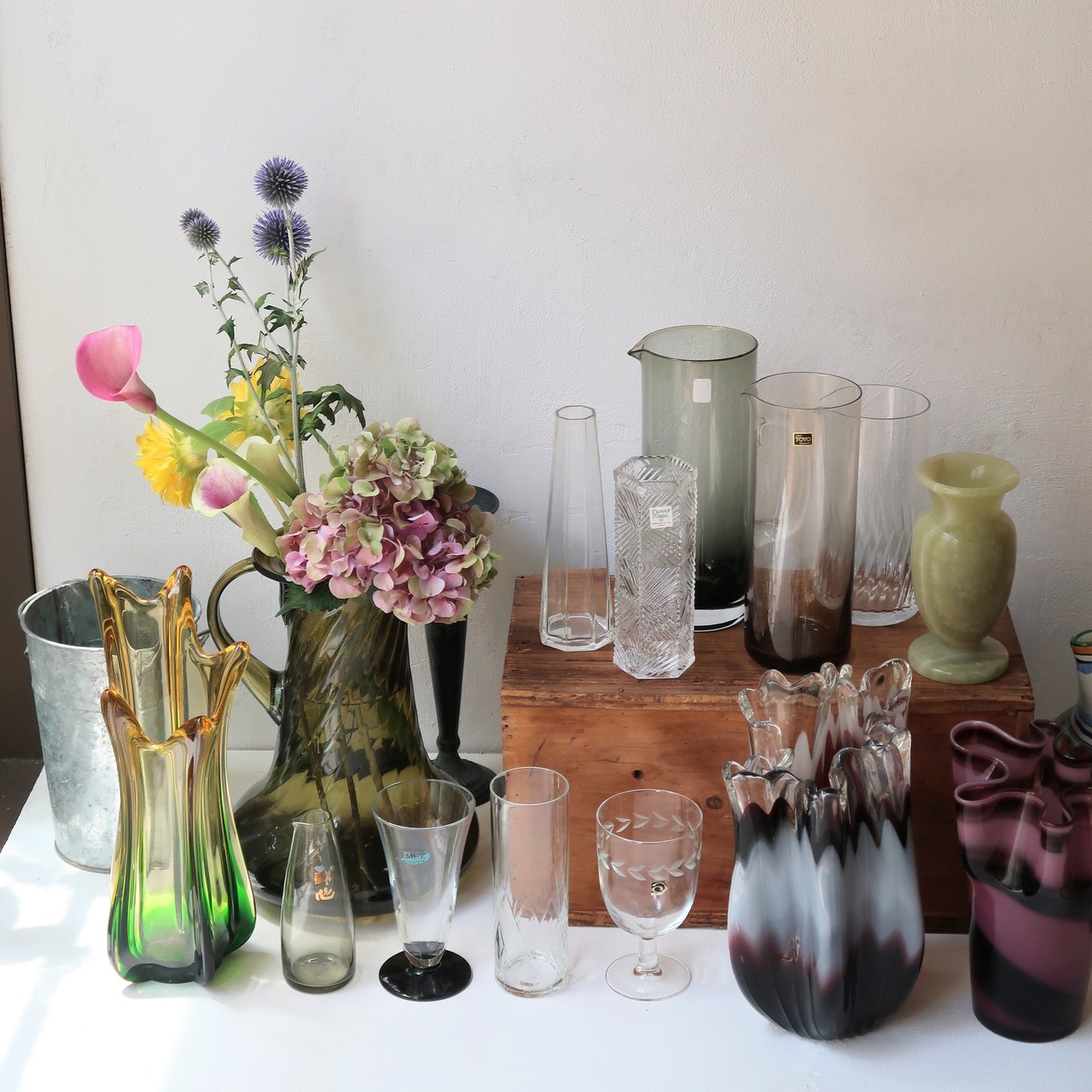 とうめいの一輪挿し