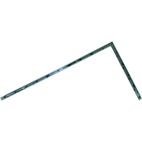 【人気】シンワ測定(Shinwa Sokutei) 曲尺 シルバー50cm 内ぴた 大工用 裏面角目盛 赤数字入 JIS 10359