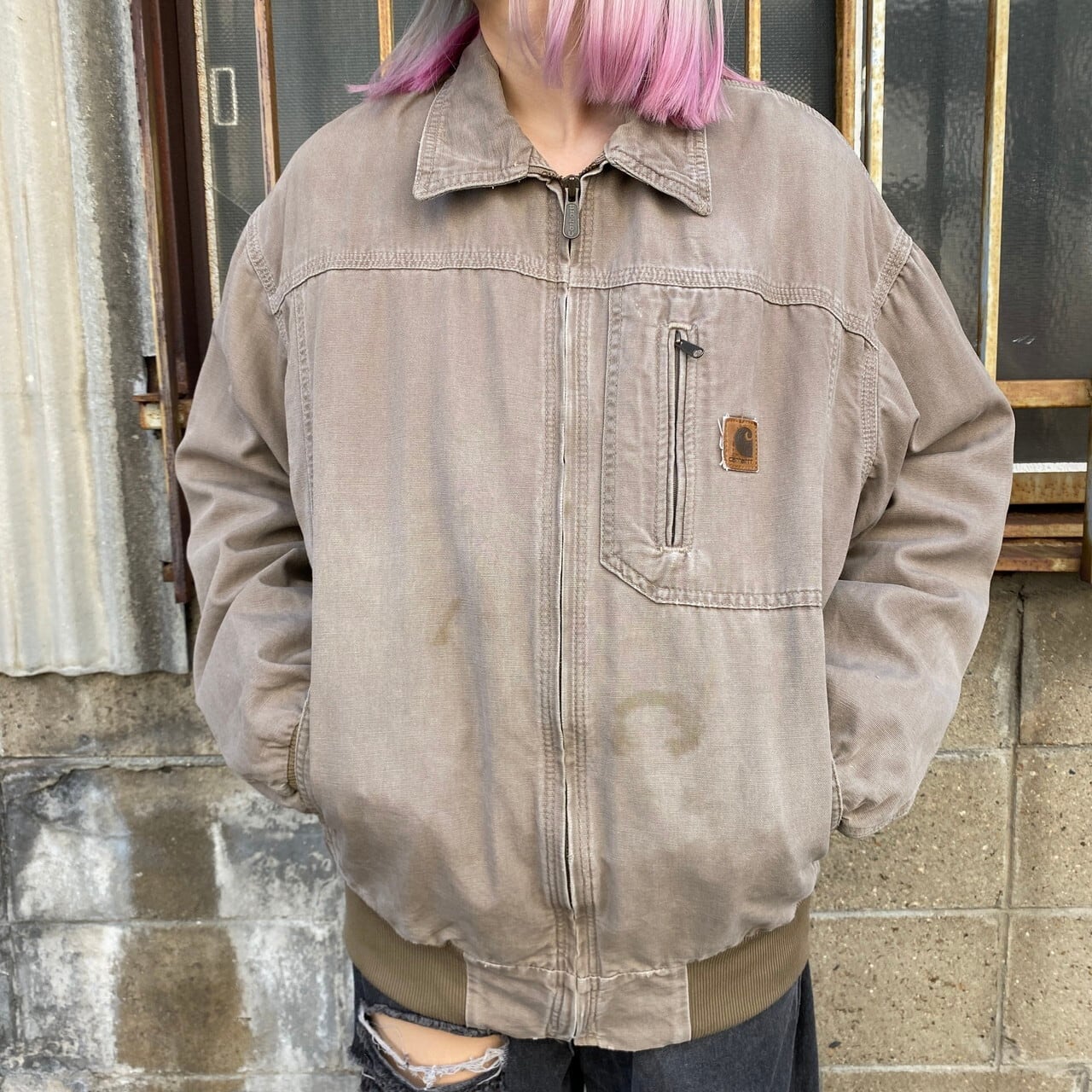 Carhartt カーハート J163 MUS ワイリージャケット メンズM 古着 ...