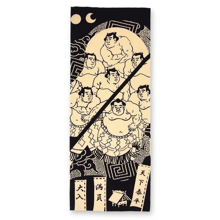JIKAN STYLE てぬぐい 「横綱相撲」