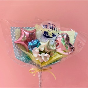 【送料無料Stick bouquet】Birthday  tropical mermaid