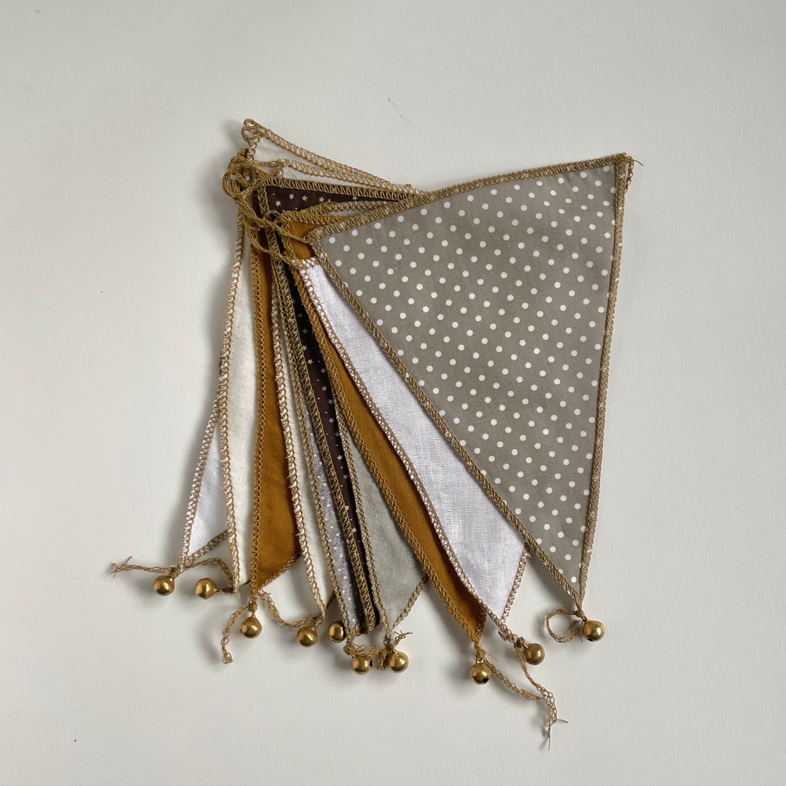 MER_ANDANTE　　ベージュ柄2枚 即納 】mix beige Garland- ミックスベージュガーランド / numero74