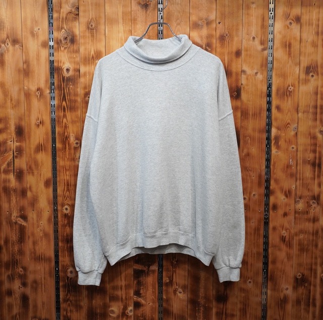 USA製 pluma ハイネック スウェット XL グレー