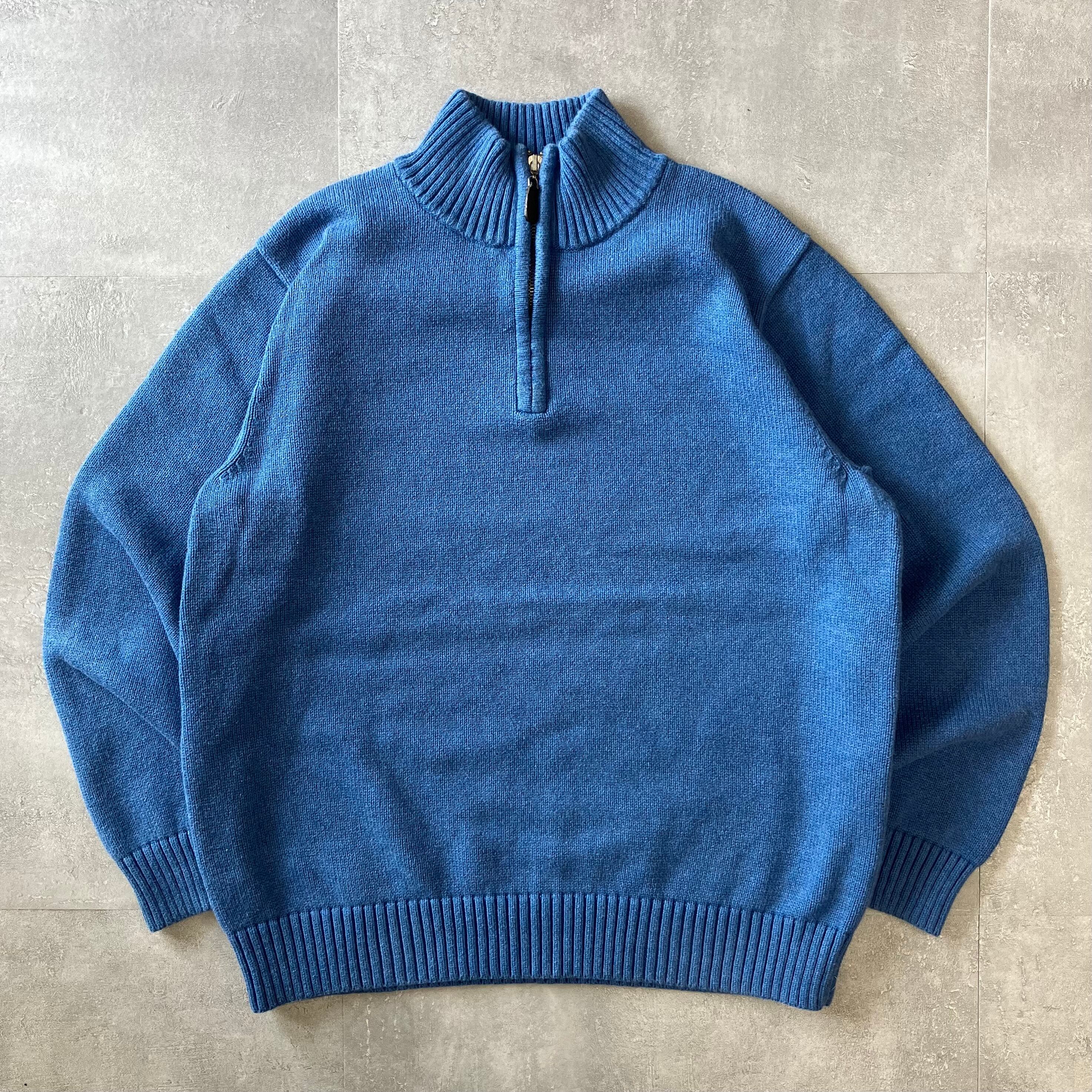 L.L.Bean 00s コットンニット ハーフジップ No.1568