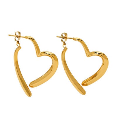 カーブハートピアス（ステンレス 金属アレルギー対応） | OWLZ