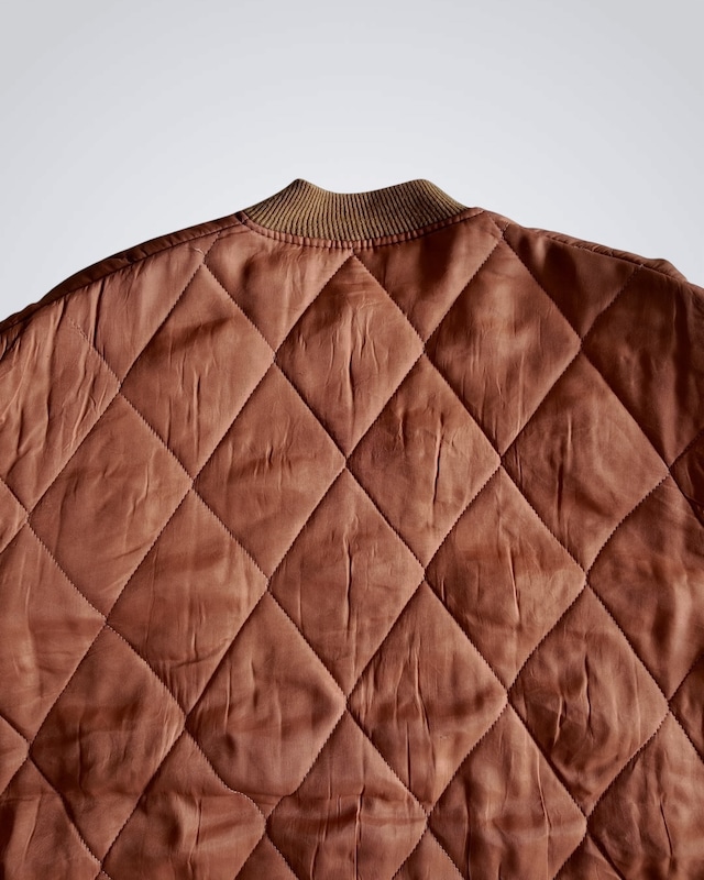 1960s SALMON PINK QUILTING JACKET