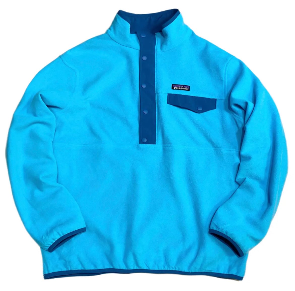 80s patagonia リバーシブル グリセードプルオーバー M スナップT