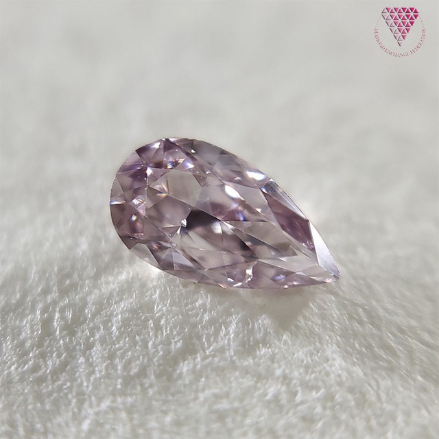 0.175 ct Fancy Brownish Purplish Pink SI2 CGL 天然 ピンク ダイヤモンド ルース ペアシェイプ