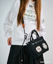 【直営限定ITEM】-TYPE F- パッチ×ペイントコンパクト3wayバッグ (BLACK) CQ-49501H