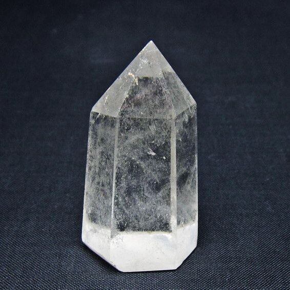 水晶 六角柱 ポイント 置物 一点物 142-10950