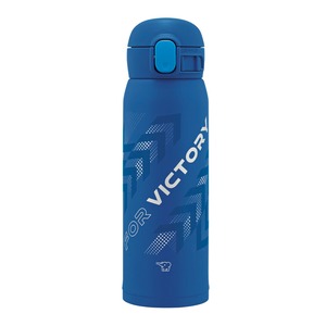 【数量限り】象印 水筒 ステンレスマグ 子ども向け 480ml ワンタッチタイプ シームレスせん お手入れ点数たったの3点 ブルー SM-WM48-AA