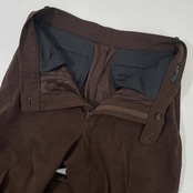 80s 90s vintage MEN'S MELROSE メルローズ スラックスパンツ 4/カーキブラウン