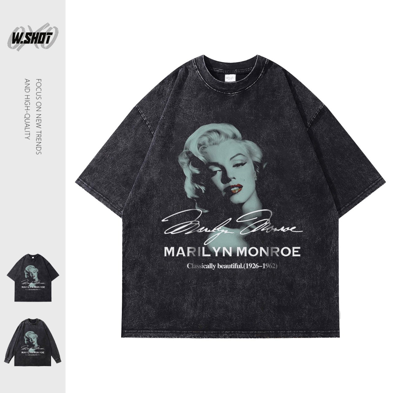 VINTAGE ストリート マリリン・モンロー Tシャツ T985