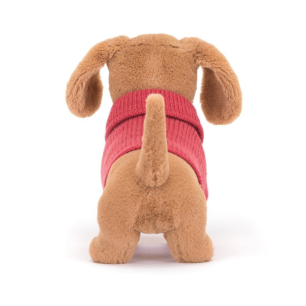 Sweater Sausage Dog Pink_S3SDP