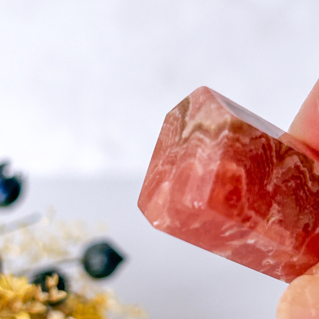 インカローズ(ロードクロサイト) タワー * Rhodochrosite * 天然石