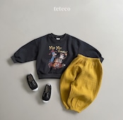 【取寄】teteco ビンテージMTM|秋服|韓国子供服| 26/AT