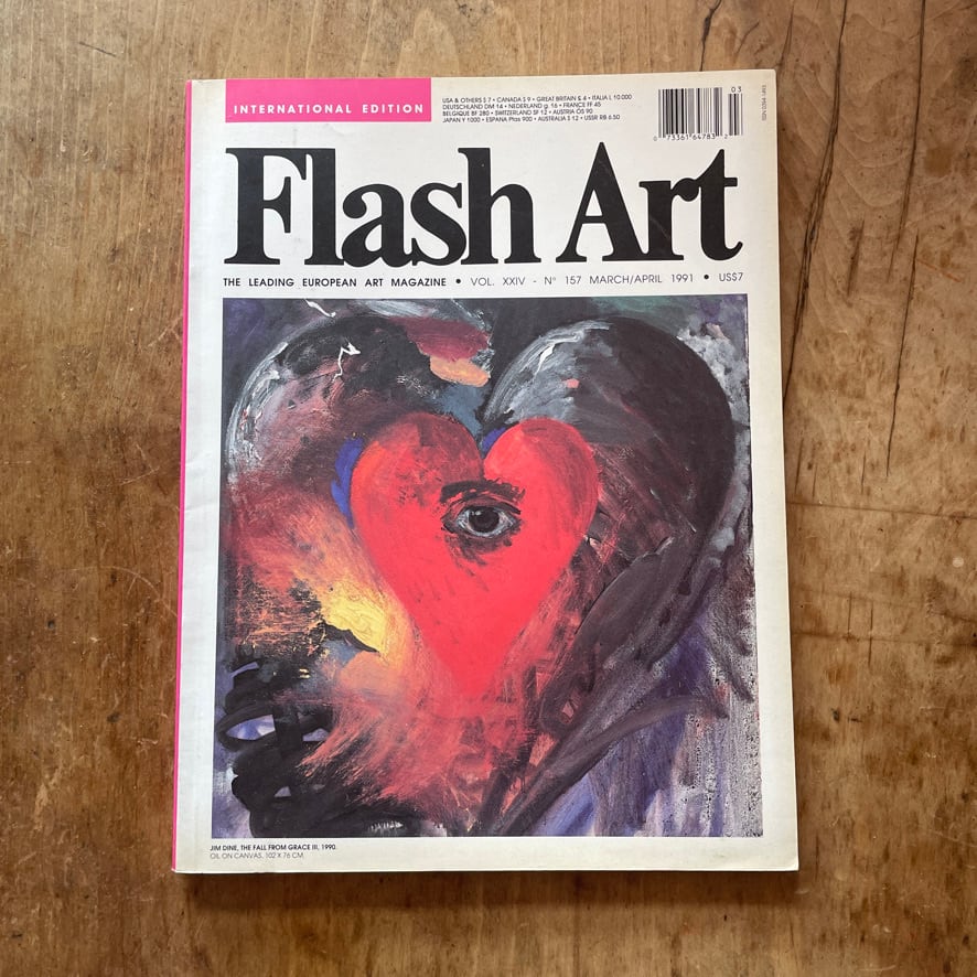 【絶版洋古書・雑誌】フラッシュアート　Flash Art　1991  No.157  [310194593]