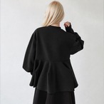 バックフレア  ボンディング ジップジャケット
