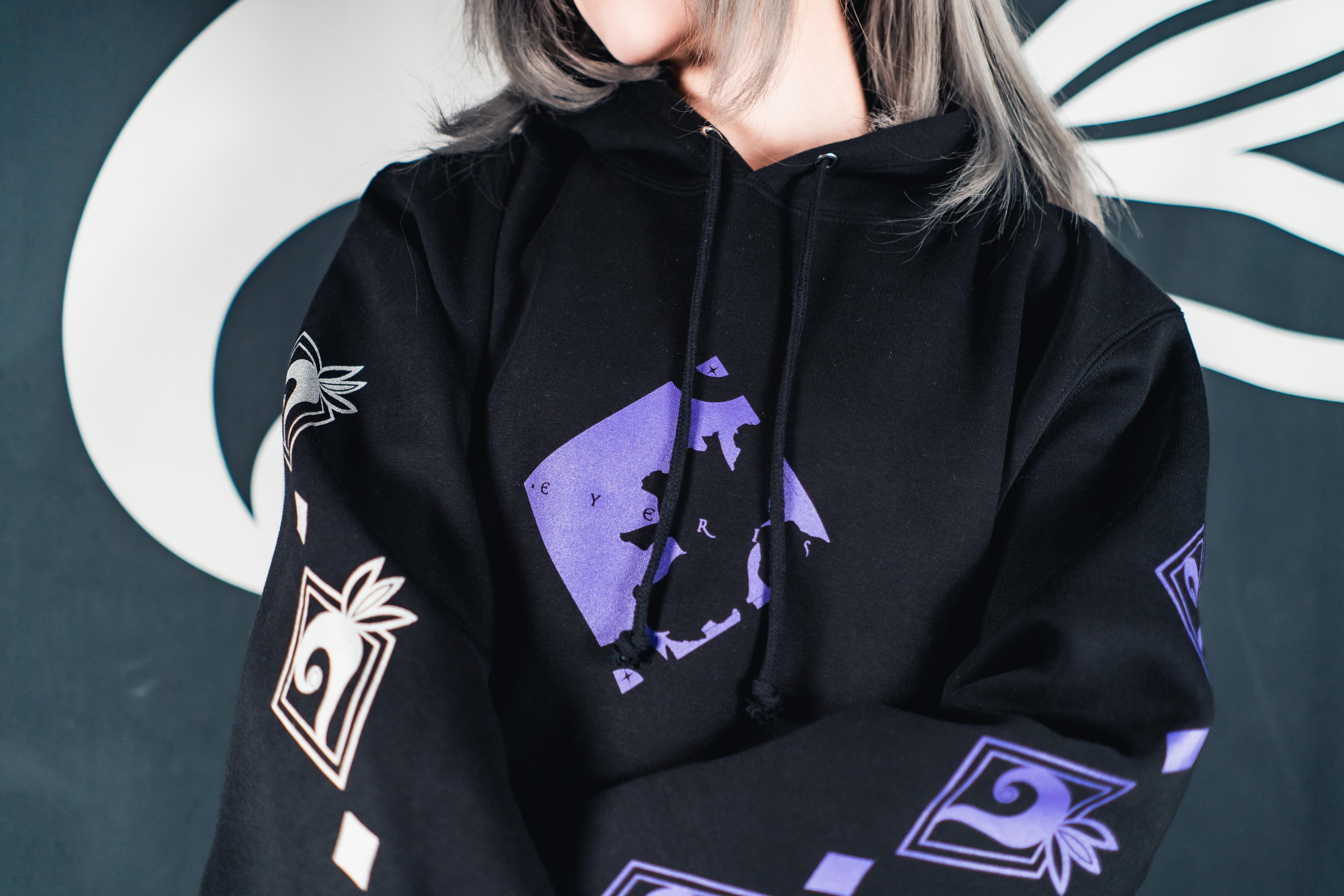 キャンセル分】3周年記念アイリスプルオーバーパーカー (BLACK