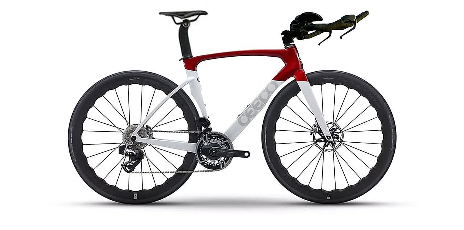CEEPO(シーポ)MAMBA-R 105Di2 White Red Sサイズ トライアスロン&ロードバイク