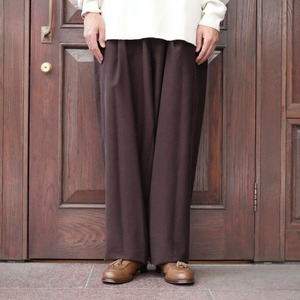 MAATEE&SONS (マーティーアンドサンズ) 25AW "MILITARY SLACKS RAYONモールスキン" -BROWN-