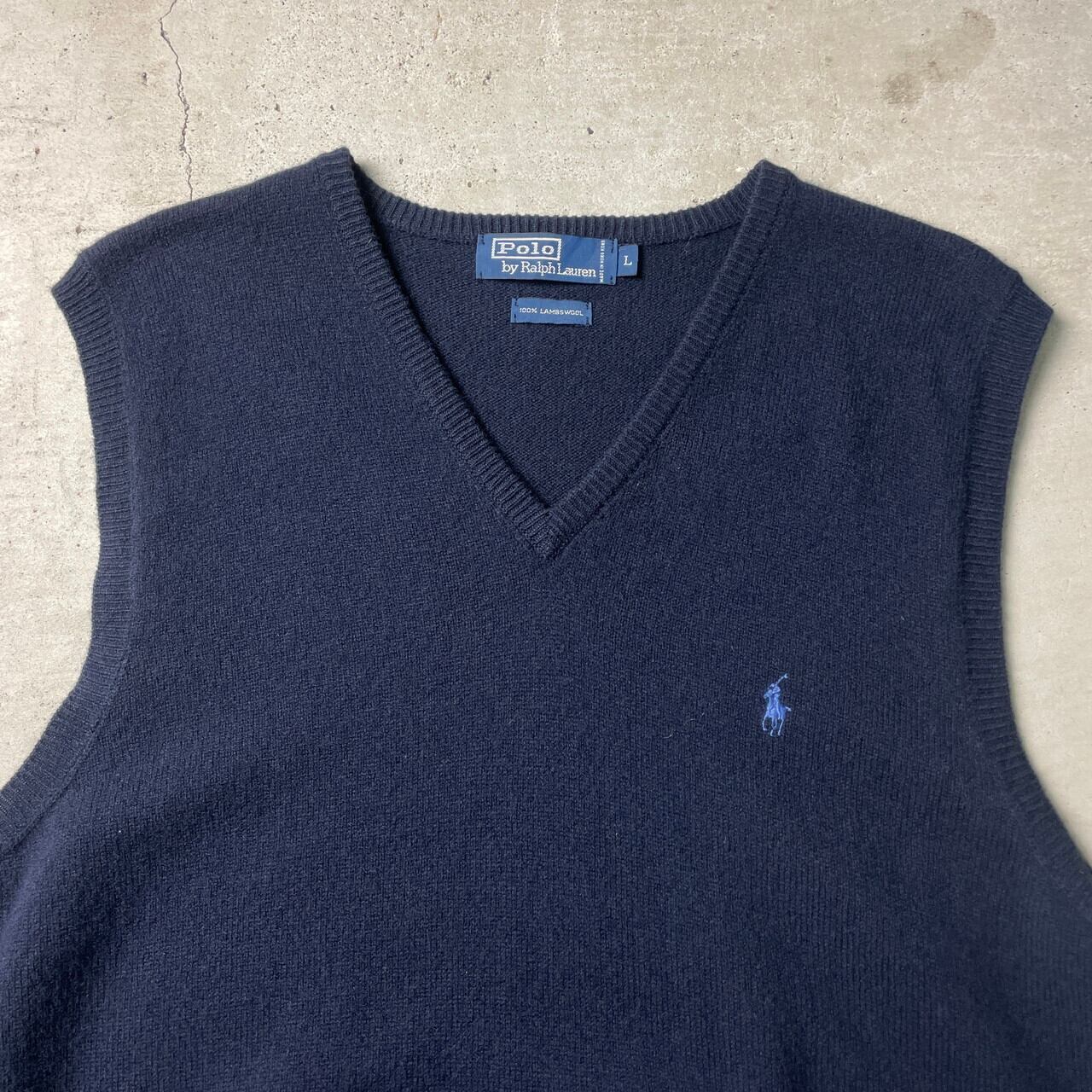 Polo by Ralph Lauren ポロバイラルフローレン ラムウールニットベスト 