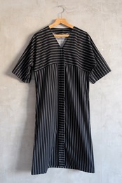 Divert Striped cotton dress