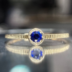 LM7281  K10ブルーサファイアリング