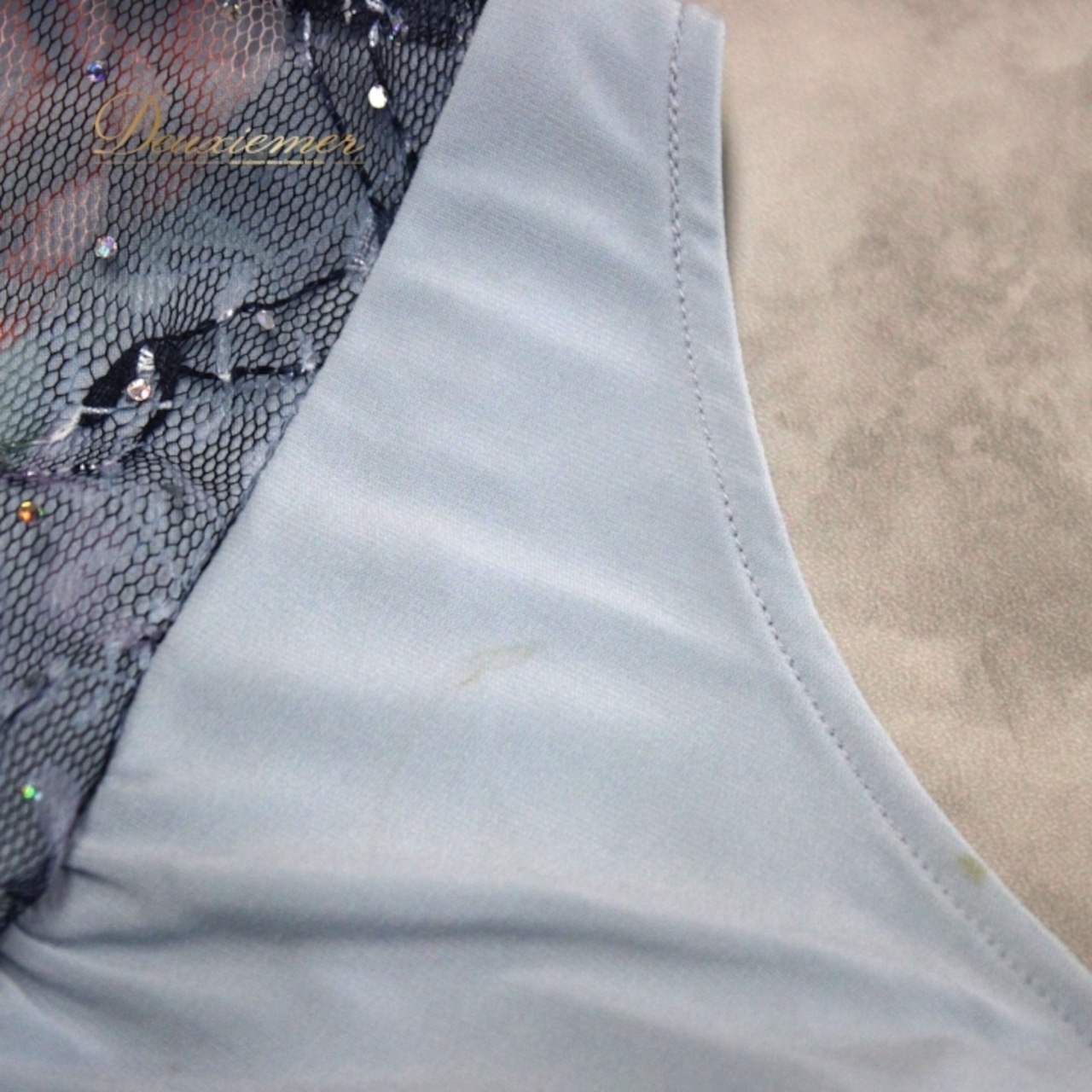 社交ダンス 衣装 スタンダード 上下セット ツーピース レッスンウェア パーティ衣装 オールシーズン 水色 ブルー系 SEKINE セキネ レース ライトブルー ダンスウェア 女性用 おしゃれ 体型カバー 伸縮性 有り ファスナー仕様 ブランド 日本製 セットアップ おすすめ パフォーマンス コスチューム シンプル かわいい 軽量 ステージ衣装 ダンスレッスン